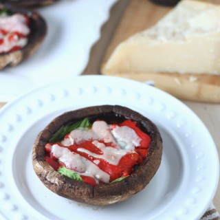 Simple Stuffed Portobellos
