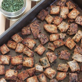Sprouted Grain Herb Croutons